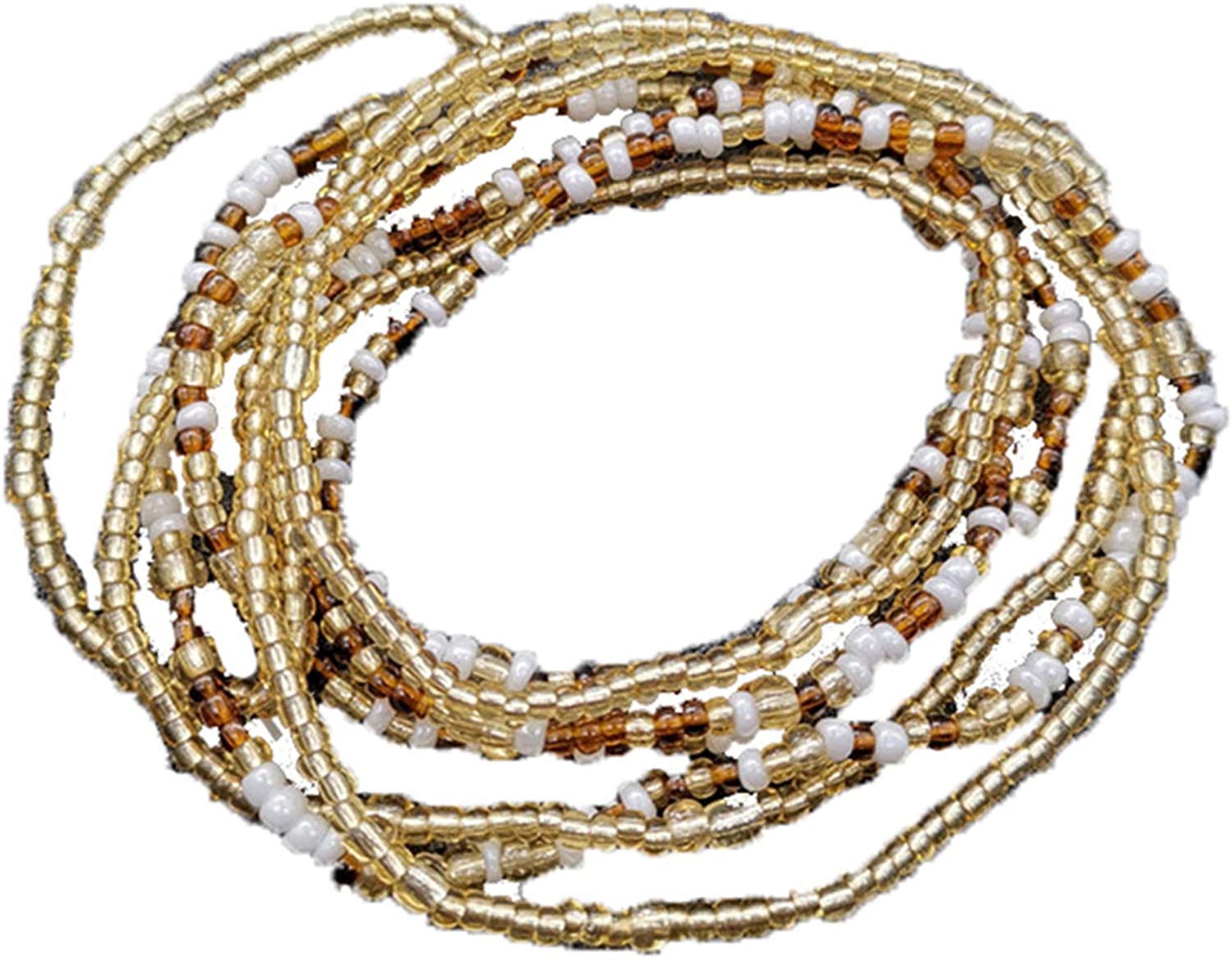 Althrorry Waist Beads Body Jewelry, Colorful Belly Beads, Bead Jewelry, Belly Chains, Waist Chain (2 Piece)