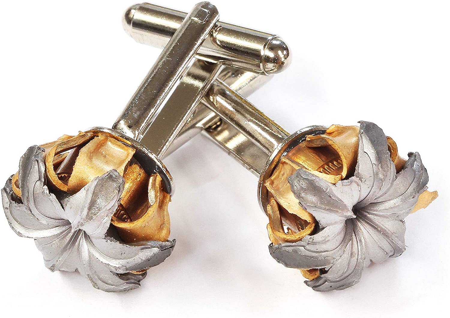9mm Cufflinks by Bullet Bouquets (Size Small)