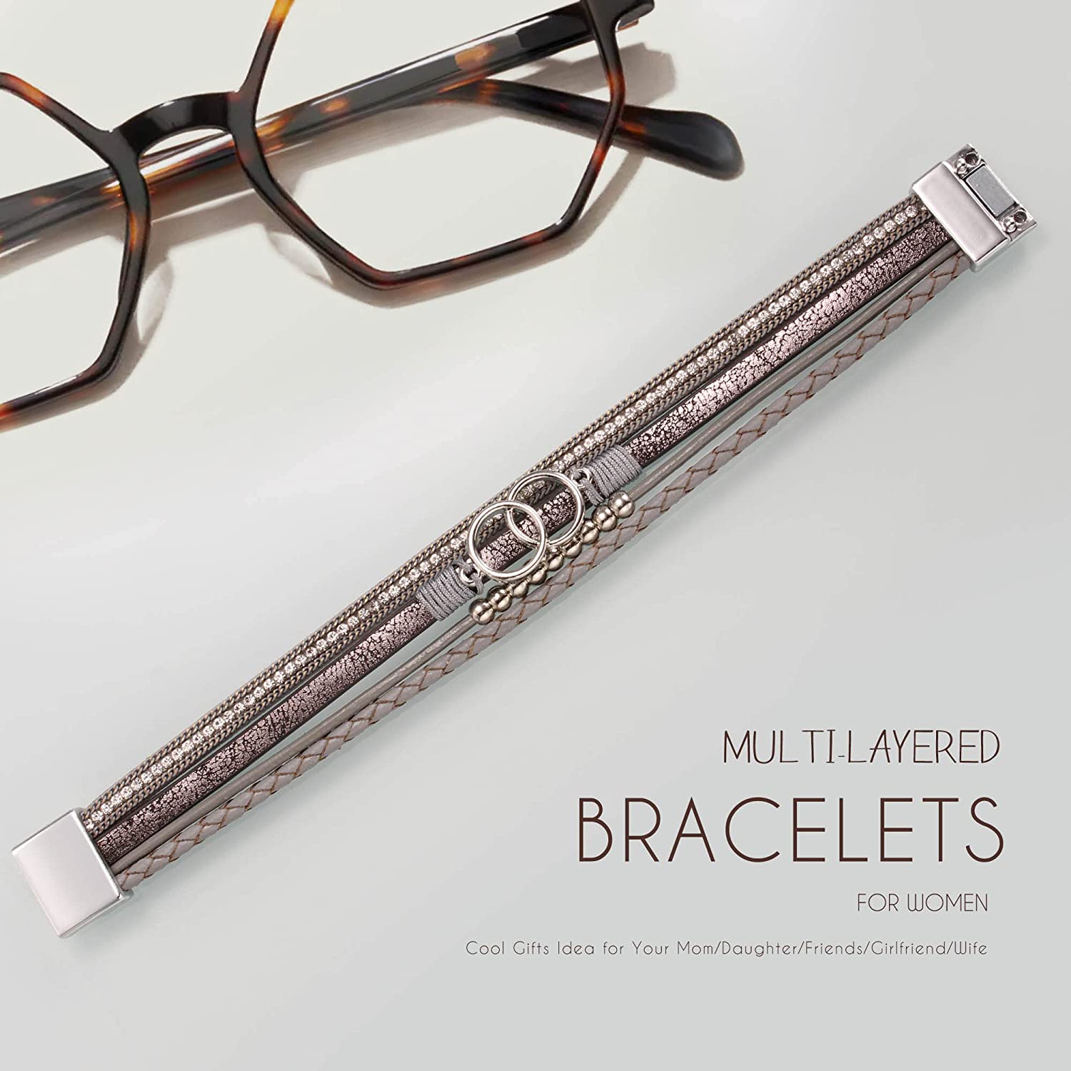 Btysun Bracelets for Women Birthday Gifts for Mom Inspirational