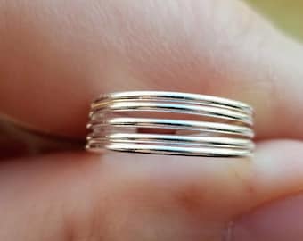 Silver Toe Ring | Triple Band Toe Ring | Toe Ring | Summer Toe Ring | Adjustable Toe Ring | as Gift | Midi Ring | Gift for Her