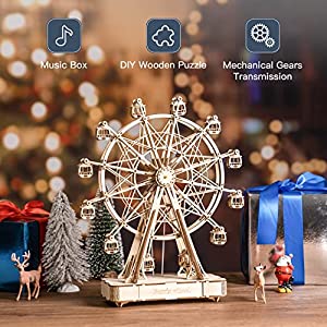 Rowood 3D Wooden Puzzles for Adults, Building Crafts Toy Gift for Adult & Teens - Ferris Wheel (232 PCS)