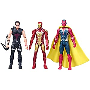 Super Hero Series Exclusive Figure Set , 10 Collectible 6.7-Inch Action Figures