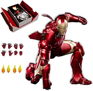 Iron Man Movie Series-Iron Man Action Figures-Iron Man Mark Series Dolls-Iron Man Toys-10th Anniversary Collector's Edition (7 inches) (Mark 3)
