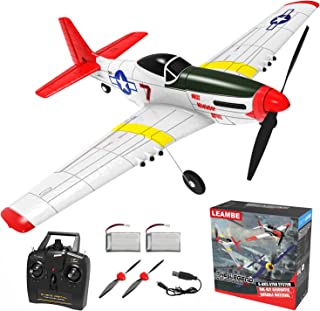 Remote Control Aircraft Plane, RC Plane with 3 Modes That Easy to Control, One-Key U-Turn Easy Control for Adults &Kids, LEAMBE