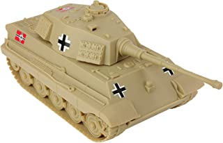BMC WW2 German King Tiger Tank - Tan 1:32 Vehicle for Plastic Army Men