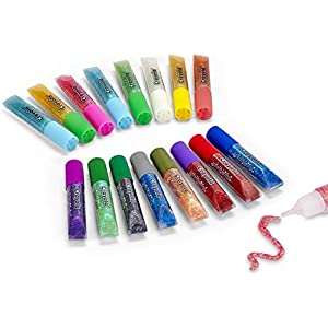 Crayola Washable Glitter Glue, Arts and Crafts Supplies, 16 Glitter Colors