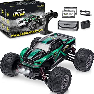1:20 Scale RC Cars 30+ kmh High Speed - Boys Remote Control Car 4x4 Off Road Monster Truck Electric - 4WD All Terrain Waterproof Toys Trucks for Kids and Adults - 2 Batteries for 40+ Min Play Time