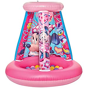 Minnie Mouse Kids Ball Pit, 1 Inflatable & 15 Soft-Flex Balls