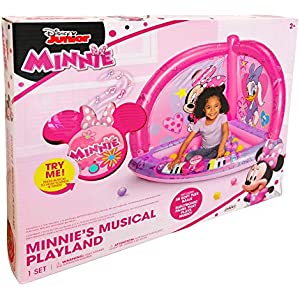 Minnie Mouse Kids Ball Pit with 50 Balls and Music Feature
