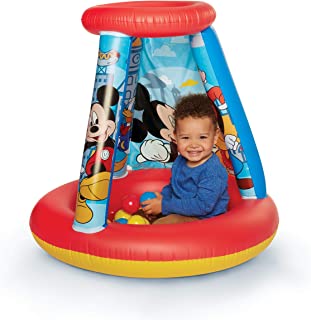 Mickey Mouse Kids Ball Pit, 1 Inflatable & 15 Soft-Flex Balls