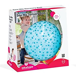 Edushape, Sensory Ball for Kids Gross Motor Skills Enhancer, +6 Months, Assorted, 7”, Single Unit