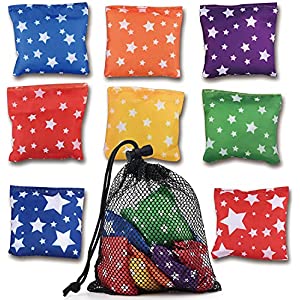 RaboSky Small Bean Bags for Kids Tossing Game, Mini Beanbags Cornhole Toy, Toss Game for Toddler Preschool Prek Daycare Supplies Classroom Circle Time Home Schooling Outdoor Activities