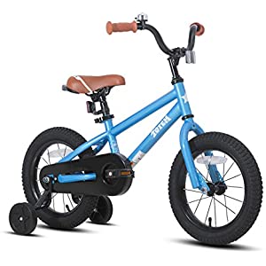 JOYSTAR Totem Kids Bike for 2-9 Years Old Boys Girls, BMX Style Kid's Bicycles 12 14 16 18 Inch with Training Wheels, 18 Inch Children's Bikes with Kickstand and Handbrake, Multiple Colors