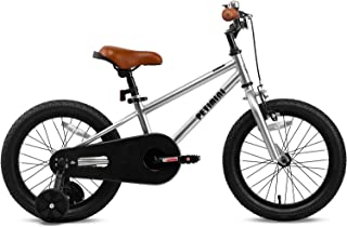 Petimini 16 Inch Kids Bike for 3-7 Years Old Boys Girls BMX Style Bicycles with Training Wheels, Multiple Colors