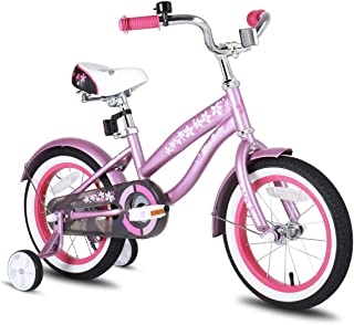 JOYSTAR 12" 14" 16" Kids Cruiser Bike for Ages 2-7 Years Old Girls & Boys, Kids Bike with Training Wheels & Coaster Brake, Single Speed Cruiser Bicycles for Children