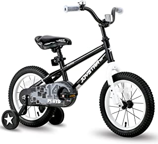 JOYSTAR Pluto Kids Bike for 3-13 Year Old Boys & Girls with Training Wheels for 12 14 16 18 20 inch Bikes, Kickstand for 18 20 Inch BMX Freestyle Kids' Bicycle