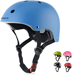 BURSUN Kids Bike Helmet Ventilation & Adjustable Toddler Helmet for Ages 3-8 Kids Boys Girls Multi-Sport Helmet for Bicycle Skate Scooter, 5 Colors