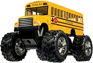 5" Monster School Bus Pull-Back Toy