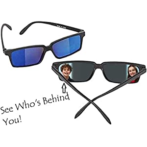 Zugar Land Top Secret Spy Glasses for Kids - Rear View Sunglasses. View Behind You! Detective Gadget. Perfect Party Favors. (1 Pack)