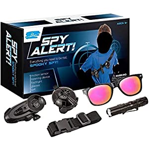 Kid Labsters Spy Alert Kit | Kids spy kit | spy Equipment | spy Gadgets for Kids | Children's Detective Kits | Secret Agent kit & Crime Catcher Spy Toy Set for Kids Undercover Mission Adventure