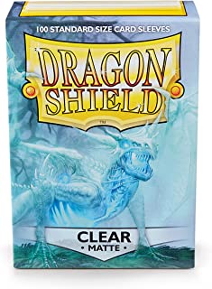 Dragon Shield Sleeves Matte Card Game, Clear