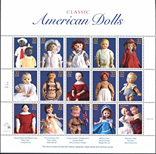 Classic American Dolls Collectible Stamp 32 Cent Sheet - Scott 3151