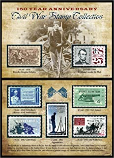 American Coin Treasures 150th Anniversary Civil War Commemorative Stamp Collection