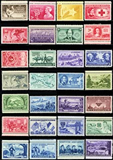 PACK 1-50 Different Mint Vintage Collectible 3 Cent U.S. Postage Stamps All Over 60 Years Old