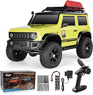 RGT RC Crawler 1:10 4WD Off-Road Truck Rock Cruiser RC 136100V3 Hobby RC Car Toy Car for Adults (Fluorescent Green)