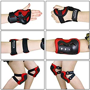 Kids/Youth Knee Pad Elbow Pads Guards Protective Gear Set for Roller Skates  Cycling Skateboard Inline Skating Scooter Riding Sports