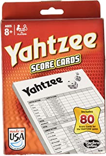 Yahtzee 80 Score Cards