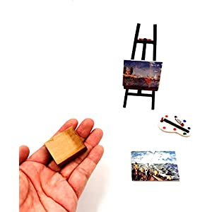 Fateanuki Doll House Accessory Painting Tool Set Miniature Dollhouse Toy Balcony Patio Furnitures Decoration Accessories 1 12 Scale