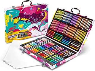 Crayola Inspiration Art Case in Pink, Gifts for Kids Age 5+, 140 Count