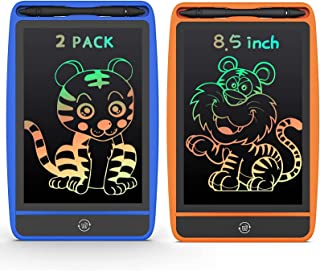 Graffiti Drawing Board LCD Writing Board Color with Screen Lock erasable Electronic Writing Board Home School Office Writing Board Learning Educational Toy Gift Travel car Drawing Board Blue-Orange