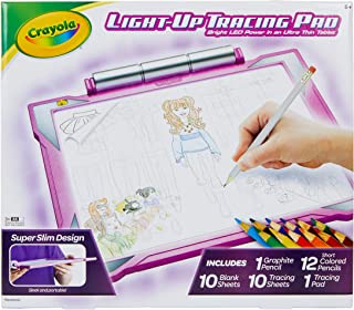 Crayola Light Up Tracing Pad Pink, Gifts for Girls & Boys, Age 6, 7, 8, 9 [Amazon Exclusive]