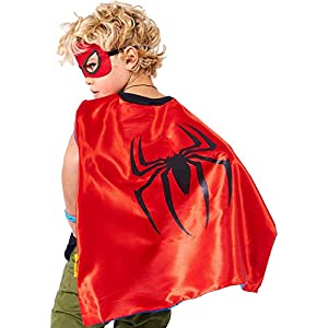 Superhero Capes for Kids-Superhero Costumes for Boys Superhero Toys for Kids Dress up 4-10 Year Old Boy Gifts (3pcs)