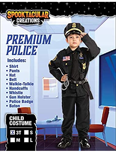 Spooktacular Creations Police Costume for Kids Halloween Cosplay