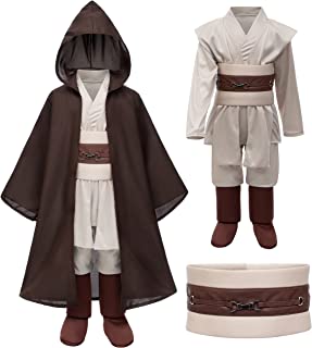 TOGROP 4 PCS Knight Costume for Kids Tunic Uniform Robe Pants Belt Outfit Boys Cosplay 3-10 Years