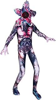 Demogorgon Costume for Kids Boys Halloween Scary Cosplay Flower Monster Jumpsuit Dress Up 5-12 Years