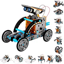 13-in-1 Solar Robot，STEM Solar Power Kits Science Experiments，DIY Assembly Solar Powered Robot Set，Educational&Creative Toys Projects for Kids