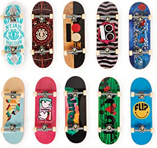 TECH DECK, DLX Pro 10-Pack of Collectible Fingerboards, for Skate Lovers Age 6 and up