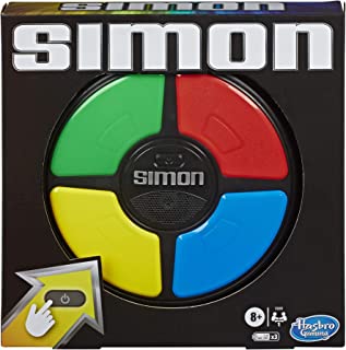 Hasbro Gaming Simon Handheld Electronic Memory Game With Lights and Sounds for Kids Ages 8 and Up
