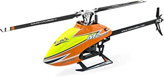OMPHOBBY M2 Explore RC Helicopter for Adults Dual-Brushless Motor Direct-Drive 6CH RC Helicopters with Adjustable Flight Controller,3D Flight Remote Control Plane Outdoor New Version BNF-Charm Orange