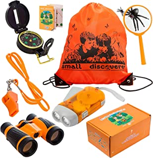 Small Discoverer Outdoor Exploration Set - Kids Adventure Pack - Perfect 3-12 Year Old boy Toys and Girl Toys - Good Birthday Children Outdoor Education