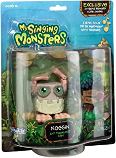 My Singing Monsters Noggin– Collectible Figurine Sings Solo or in Sync with Other Figures -- with Traveler's Sign Accessory