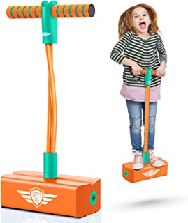 CUUGO LET'S GO! CG Pogo Stick Foam Pogo Jumper for Kids, Toys for 3-12 Year Old Boys Girls Outdoor Toys Indoor Toys - Fun Gifts
