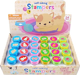 Tiny Mills 24 Pcs Cat Stampers for Kids