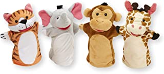 Melissa & Doug Zoo Friends Hand Puppets Puppets and Theaters Themed Puppet Sets 3+ Gift for Boy or Girl