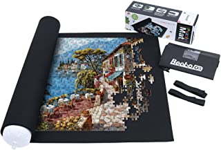 Becko Puzzle Mat Roll Up Puzzle Mats for Jigsaw Puzzles Puzzle Roll Up Mat Puzzle Board Puzzle Keeper Puzzle Storage with Drawstring Storage Bag for Up to 1500 Pieces