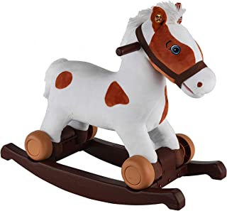 Rockin' Rider Carrot 2-in-1 Pony Plush Ride-On, Painted